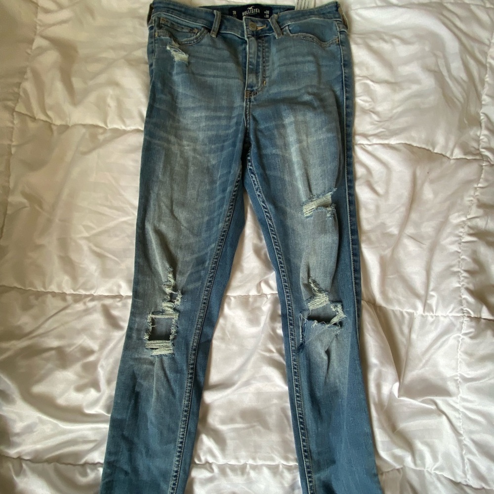 Hollister high rise super skinny crop